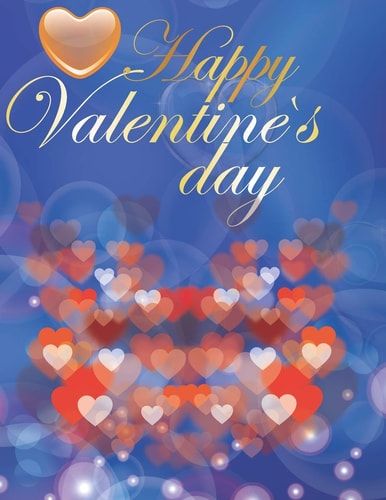 Happy Valentine's Day Valentine Coloring Book For Adult An Adult Coloring Book Featuring Romantic, Beautiful and Fun Valentine's Day Designs for Stress and Relaxation