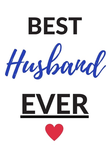 Best Husband Ever Funny Romanitc Valentines Day Gifts for Him / Her College-Ruled Paperback Notebook