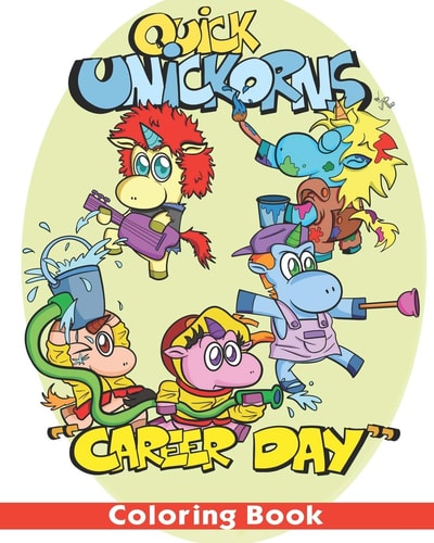 Quick Unickorns Coloring a Career Day!
