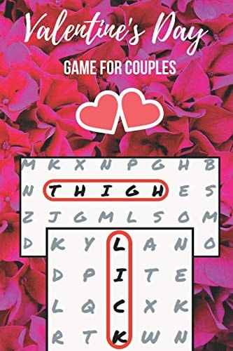 Valentine's Day Game for Couples Word Search Challenge for Adults - Naughty Foreplay - Large Print - Romantic Puzzle Book - for Boyfriend, Girlfriend, Husband Or Wife