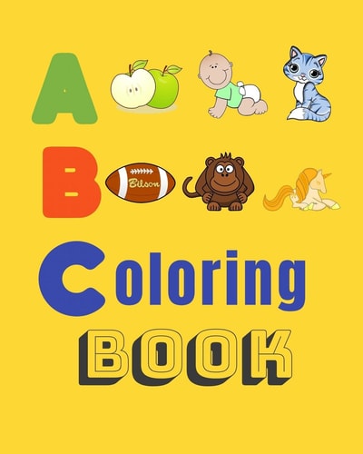 ABC Coloring Book Alphabet Coloring Kids Book