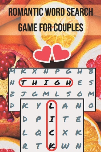 Romantic Word Search Game for Couples Word Search Challenge for Adults - Naughty Foreplay - Large Print - Puzzle Book - for Boyfriend, Girlfriend, Husband Or Wife