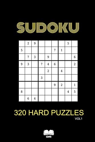 Sudoku Book 320 Hard Puzzles with Solutions: Sudoku Book: 320 Hard Puzzles with Solutions