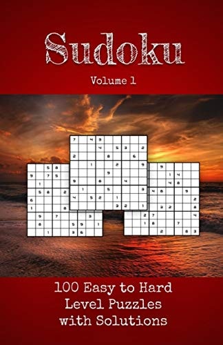 Sudoku Volume 1 Easy to Hard Level Fun Logic Puzzle Book Compact Travel Size For Adults