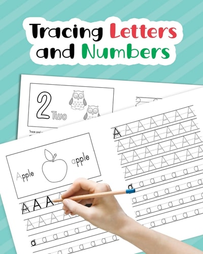 Tracing Letters and Numbers Learn How to Write Alphabet Upper and Lower Case and Numbers 1-10 for Preschool, Kindergarten, and Kids Ages 3-5