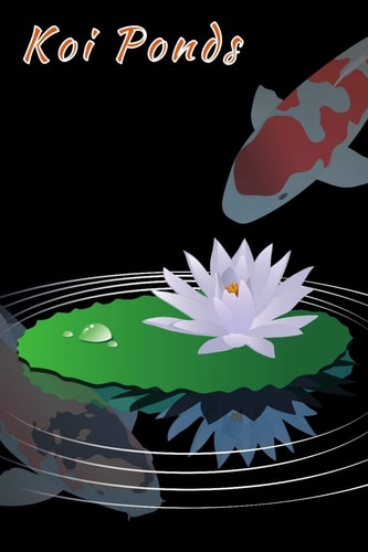 Koi Ponds Customized Compact Koi Pond Logging Book, Thoroughly Formatted, Great For Tracking & Scheduling Routine Maintenance, Including Water Chemistry, Fish Health & Much More (120 Pages)