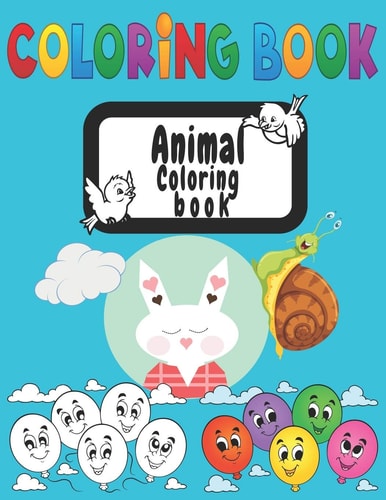 Animals Coloring Book Kawaii Coloring Book for Boys and Girls, 8. 5x11, 100 Pages Beautiful Coloring Drawing Funny