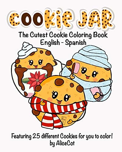 Cookie Jar The Cutest Cookie Coloring Book