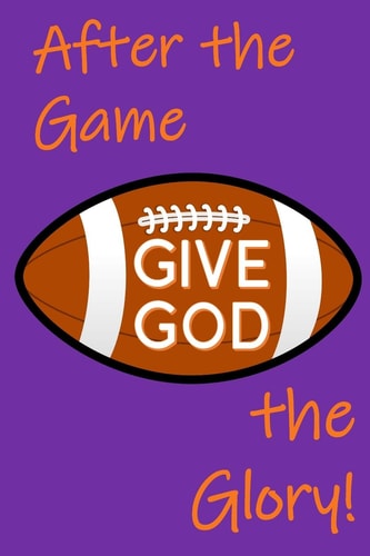 After the Game, Give God the Glory! After-Game Interviews - Faith, Football, and Glorifying God