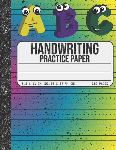 Handwriting Practice Paper Dotted Mid-lines 150 Pages Uppercase and Lowercase Writing Sheets Notebook For Kids (Kindergarten To 3rd Grade Students)
