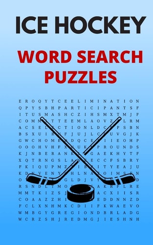 Ice Hockey Word Search Puzzles 5x8 Puzzle Book for Adults and Teens with Solutions