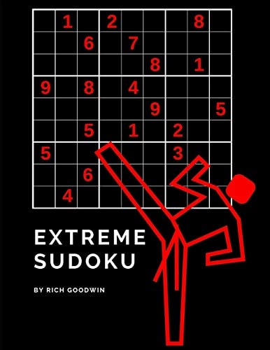 Extreme Sudoku 100 Difficult Level 4 Puzzles
