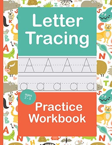 Letter Tracing Practice Workbook Handwriting Book Preschool Kindergarten Kids Age 3-5
