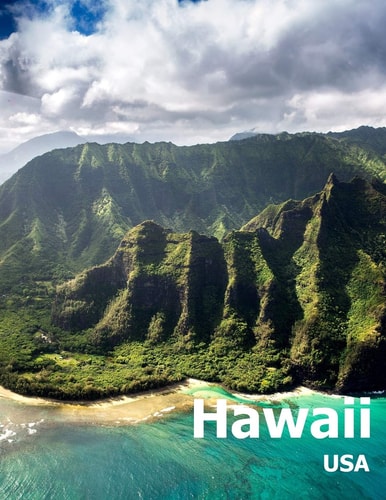 Hawaii Coffee Table Photography Travel Picture Book Album Of A Hawaiian State Island And Honolulu City In USA Country Large Size Photos Cover