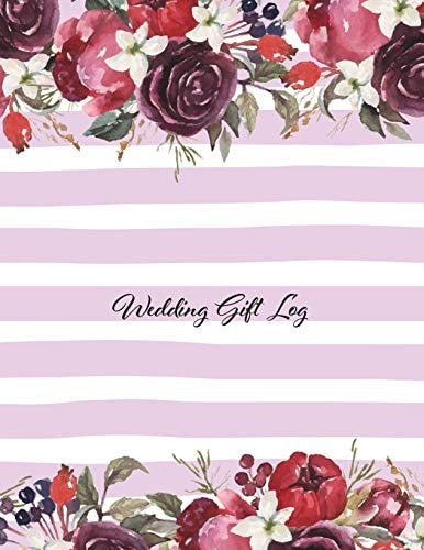 Wedding Gift Log Gift Book & Organizer, Present Log Memory Book, Celebration