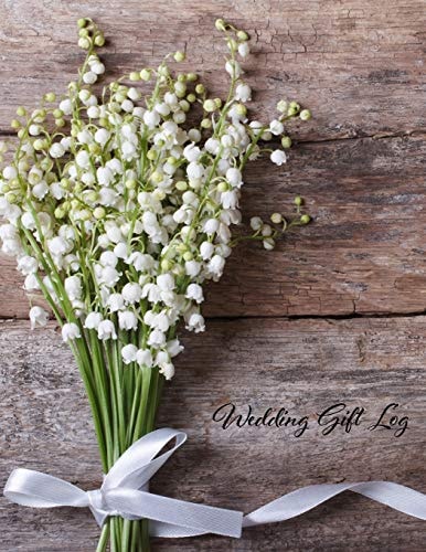 Wedding Gift Log Gift Book & Organizer, Keepsake for Bridal Wedding, Celebration, Present Log