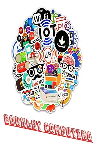 Bouklet Computing Programming Language Stickers Bomb Waterproof Sticker For DIY Laptop Luggage