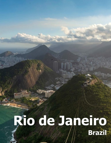 Rio de Janeiro Coffee Table Photography Travel Picture Book Album Of A Brazilian City in Brazil South America Large Size Photos Cover
