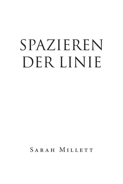 SPAZIEREN DER LINIE