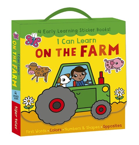 I Can Learn on the Farm Boxed Set: First Words, Colors, Numbers and Shapes, Opposites