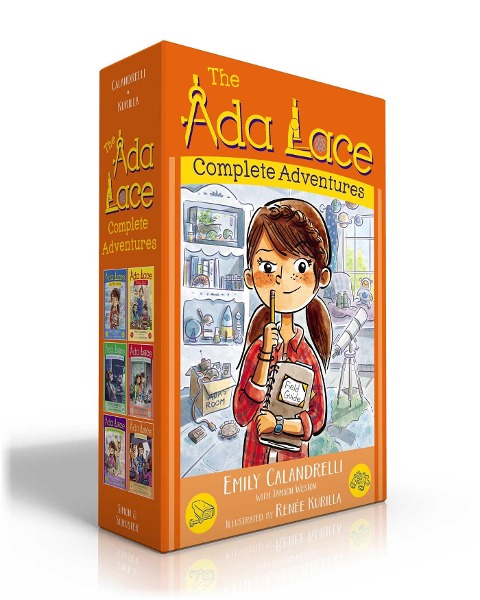 The ADA Lace Complete Adventures (Boxed Set): ADA Lace, on the Case; ADA Lace Sees Red; ADA Lace, Take Me to Your Leader; ADA Lace and the Impossible Mission; ADA Lace and the Suspicious Artist; ADA Lace Gets Famous