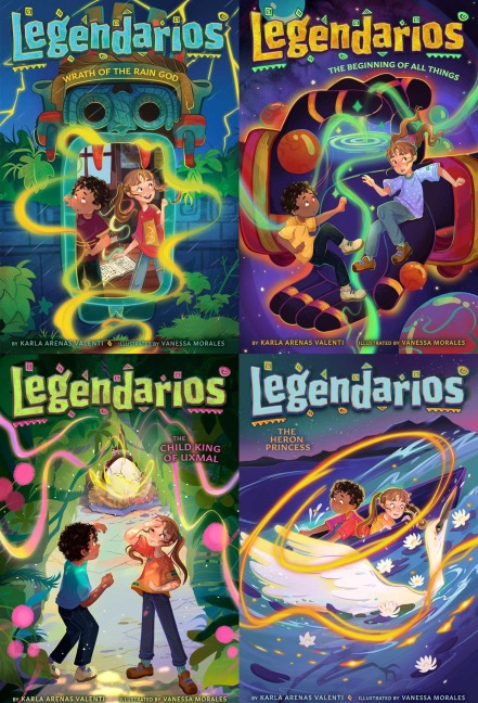 The Legendarios Mythical Collected Set: Wrath of the Rain God; The Beginning of All Things; The Child King of Uxmal; The Heron Princess
