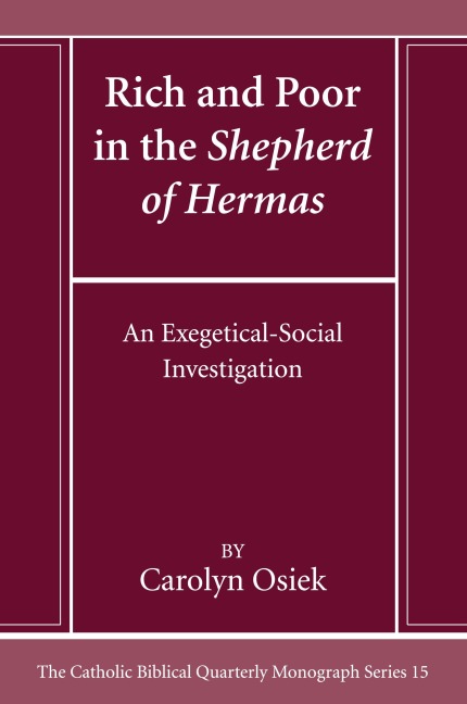 Rich and Poor in the Shepherd of Hermas