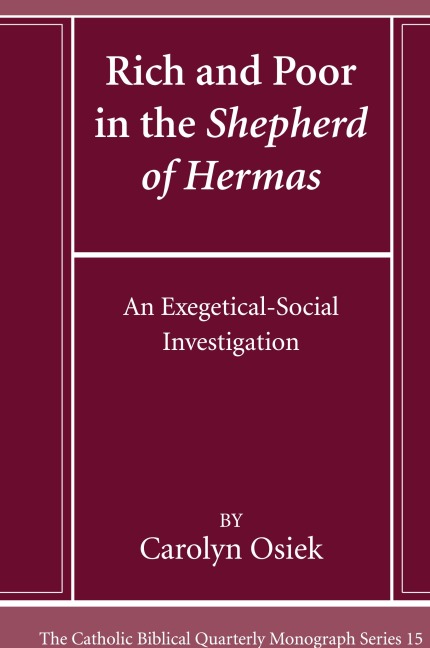 Rich and Poor in the Shepherd of Hermas