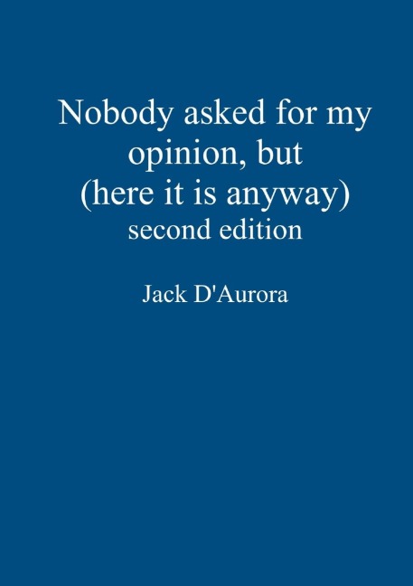 Nobody asked for my opinion, but (here it is anyway) Second edition