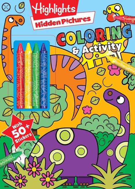 Highlights Hidden Pictures Coloring with Crayons