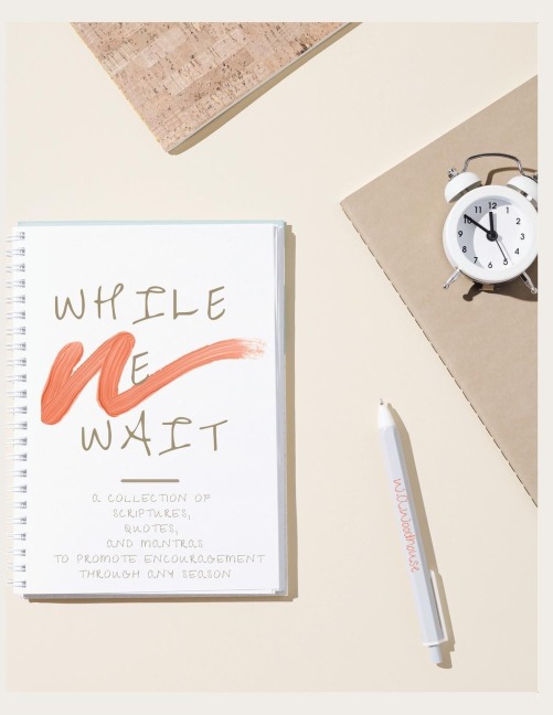 While We Wait: A Collection of Scriptures, Quotes, and Mantras to Promote Encouragement Through Any Season