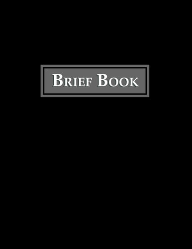 Brief Book Case Review Brief Template