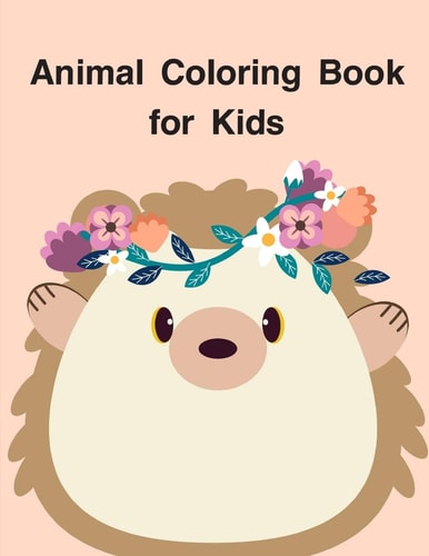 Animal Coloring Book For Kids Christmas Coloring Pages with Animal, Creative Art Activities for Children, Kids and Adults