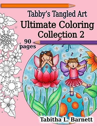 Tabby's Tangled Art Ultimate Coloring Collection 2 Adult Coloring Book