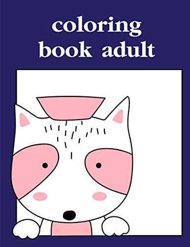 Coloring Book Adult Funny Animals Coloring Pages for Children, Preschool, Kindergarten Age 3-5