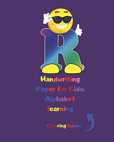 Handwriting Paper for Kids: Alphabet Learning Cursive Writing Books for Kids. Handwriting Practice Paper:3-Line and Checkered Writing Sheets for Kids(8x10 26 Pages). Practical and Coloring Workbook for Preschool and Kindergarten Children(Ages 2-4,3-5)