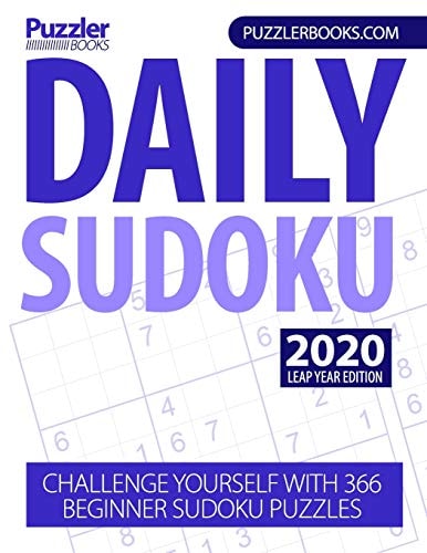 Daily Sudoku Leap Year Edition Challenge Yourself With 366 Beginner Sudoku Puzzles