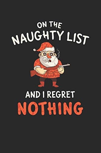 On the Naughty List Paper Games Hangman (6x9 Inches) with 120 Pages