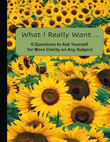 What I Really Want 6 Questions to Ask Yourself for More Clarity on Any Subject - Sunflowers Cover