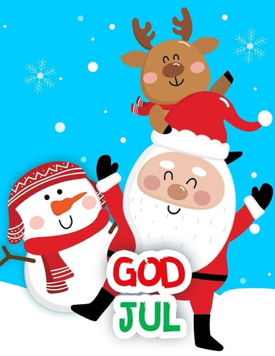 God Jul Farge Bok