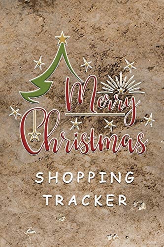 Merry Christmas Shopping Tracker Shopping Lists, Budgets, Gift Ideas, Where You Bought From