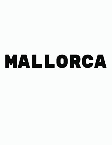 Mallorca Black and White Decorative Book to Stack Together on Coffee Tables, Bookshelves and Interior Design - Add Bookish Charm Decor to Your Home - Stack Deco Books Together to Create Your Unique Fashion Design Style - Mallorca