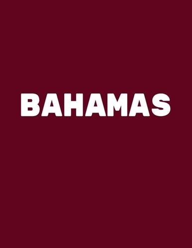 Bahamas Decorative Book to Stack Together on Coffee Tables, Bookshelves and Interior Design - Add Bookish Charm Decor to Your Home - Stack Deco Books Together to Create Your Unique Fashion Design Style - Bahamas