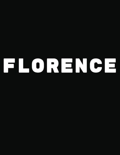 Florence Black and White Decorative Book to Stack Together on Coffee Tables, Bookshelves and Interior Design - Add Bookish Charm Decor to Your Home - Stack Deco Books Together to Create Your Unique Fashion Design Style - Florence