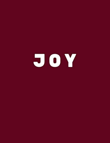 Joy Decorative Book to Stack Together on Coffee Tables, Bookshelves and Interior Design - Add Bookish Charm Decor to Your Home - Stack Deco Books Together to Create Your Unique Fashion Design Style - Joy