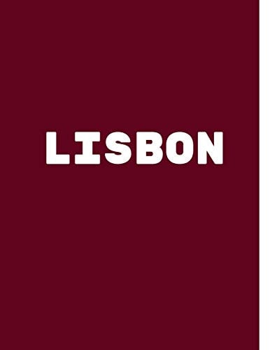 Lisbon Decorative Book to Stack Together on Coffee Tables, Bookshelves and Interior Design - Add Bookish Charm Decor to Your Home - Stack Deco Books Together to Create Your Unique Fashion Design Style - Lisbon