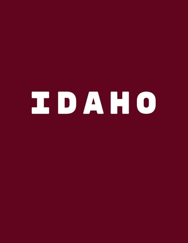 Idaho Decorative Book to Stack Together on Coffee Tables, Bookshelves and Interior Design - Add Bookish Charm Decor to Your Home - Stack Deco Books Together to Create Your Unique Fashion Design Style - Idaho