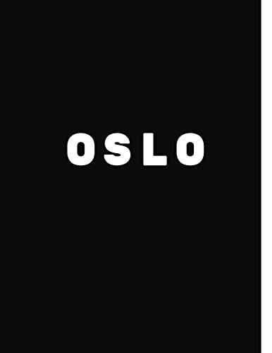 Oslo Black and White Decorative Book to Stack Together on Coffee Tables, Bookshelves and Interior Design - Add Bookish Charm Decor to Your Home - Stack Deco Books Together to Create Your Unique Fashion Design Style - Oslo