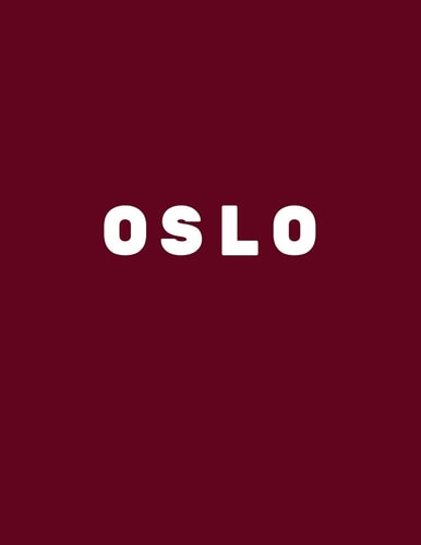 Oslo Decorative Book to Stack Together on Coffee Tables, Bookshelves and Interior Design - Add Bookish Charm Decor to Your Home - Stack Deco Books Together to Create Your Unique Fashion Design Style - Oslo