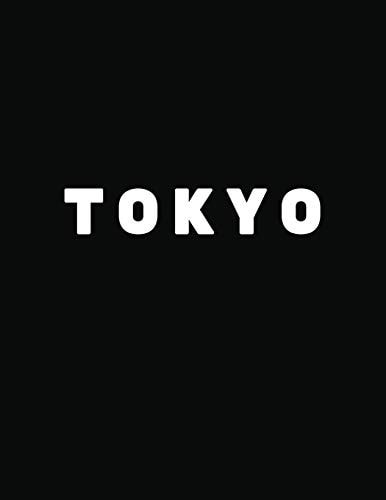 Tokyo Black and White Decorative Book to Stack Together on Coffee Tables, Bookshelves and Interior Design - Add Bookish Charm Decor to Your Home - Stack Deco Books Together to Create Your Unique Fashion Design Style - Tokyo